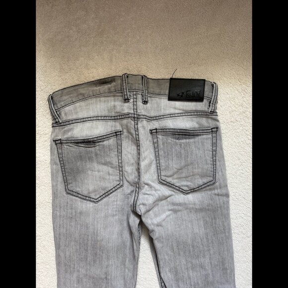 RUDE Gray Low-Rise Slim Jeans - Picture 3 of 3